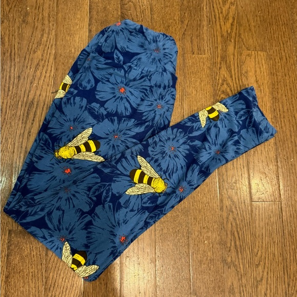 Lularoe Os Busy Bee Leggings - Picture 1 of 2